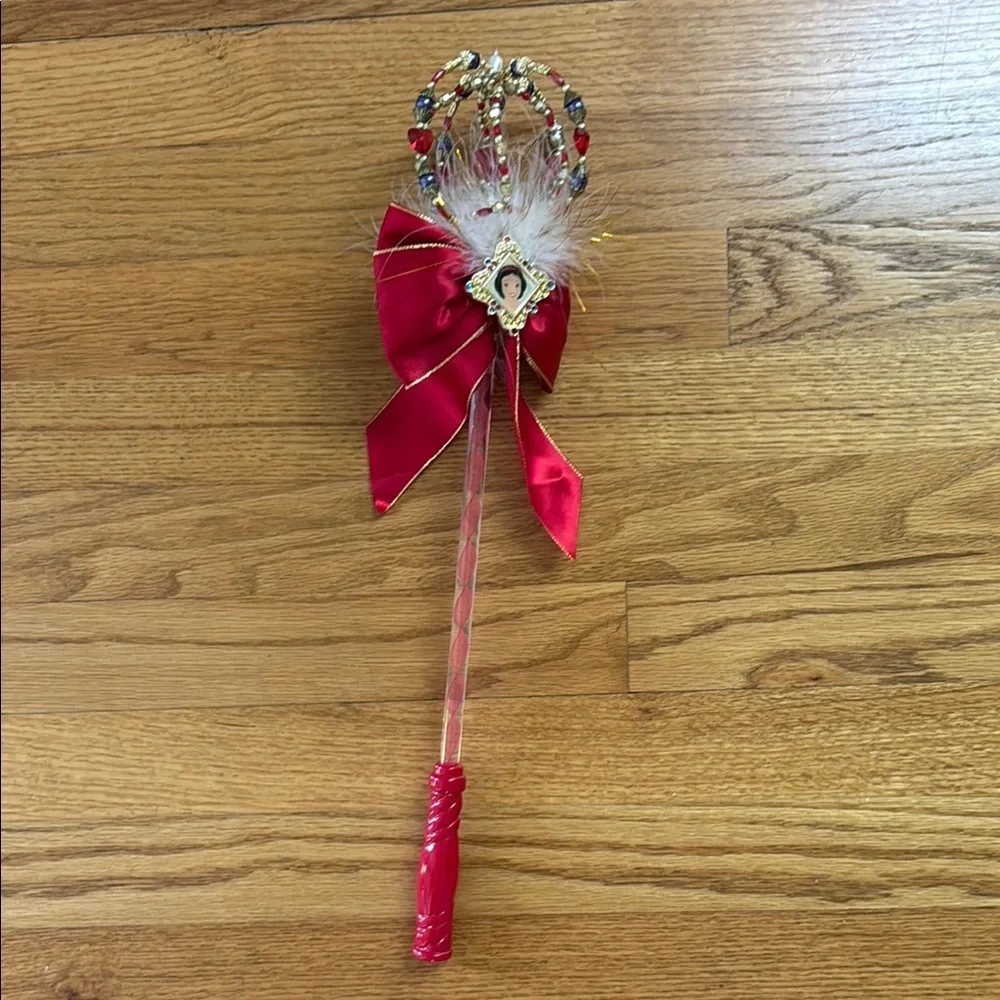 Disney Princess Snow White Red Deluxe Wand for Halloween Costume Dress-Up Prop